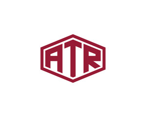 ATR logo design vector template