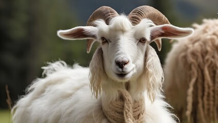 Fototapeta premium portrait of a goat