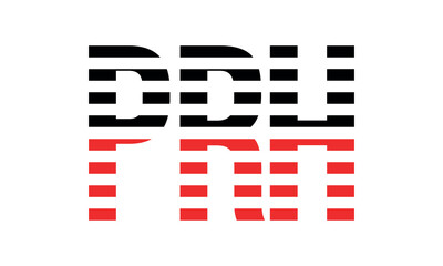 PRH three initial letter iconic line negative space minimal logo design vector template. monogram, abstract, wordmark, business, typography, minimalist, brand, company, flat, modern, unique, simple