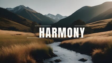 Harmony - obrazy, fototapety, plakaty