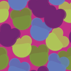 Pandas seamless pattern.