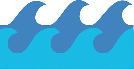 waves vector design. sea ​​water vector design. water wave vector design