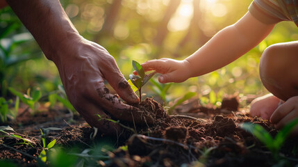 Home Gardening Experience - educate children to plant trees