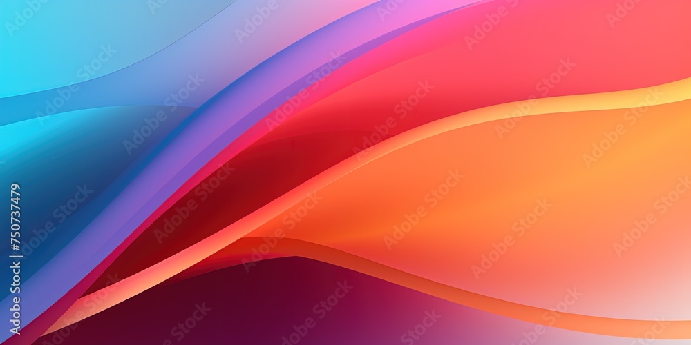 Poster multicolored gradient background