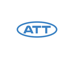 ATT Logo design vector template