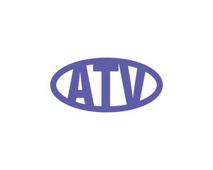 ATV Logo design vector template