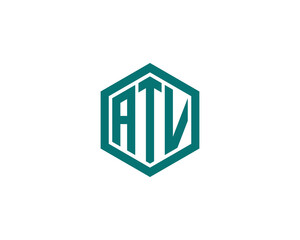 ATV Logo design vector template