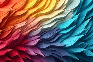 a colorful background with many wavy shapes