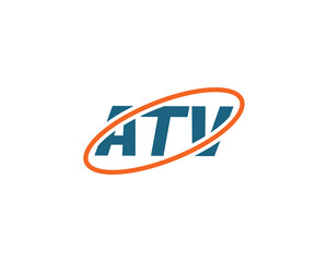 ATV Logo design vector template