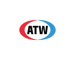 ATW logo design vector template