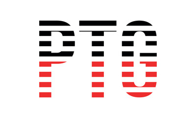 PTG three initial letter iconic line negative space minimal logo design vector template. monogram, abstract, wordmark, business, typography, minimalist, brand, company, flat, modern, unique, simple