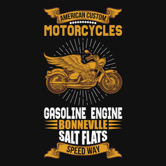 premium retro vector design for motorcycle tshirt 