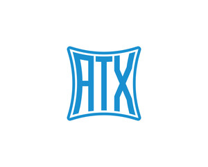ATX logo design vector template