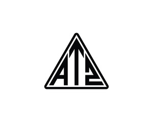 ATZ logo design vector template