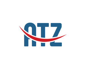 ATZ logo design vector template