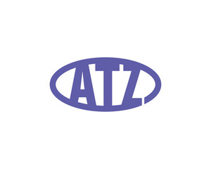 ATZ logo design vector template