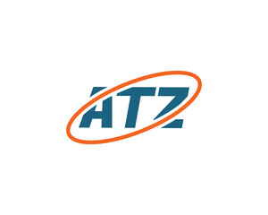 ATZ logo design vector template