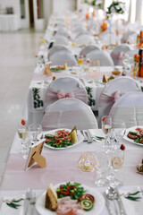 wedding table setting