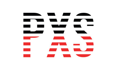 PXS three initial letter iconic line negative space minimal logo design vector template. monogram, abstract, wordmark, business, typography, minimalist, brand, company, flat, modern, unique, simple