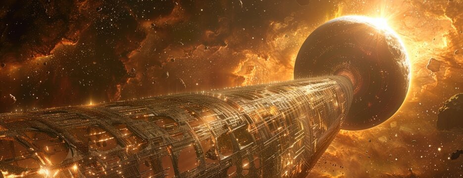 Extraterrestrial Engineering Unveiled: Deep Space Probe Discovers Megastructure Around Star