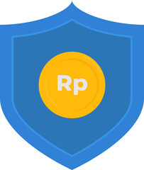 Shield Indonesian Rupiah Currency