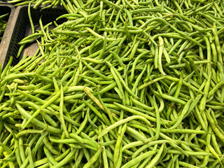 green beans background