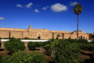 El Badi Palace is a ruined palace located in Marrakesh, Morocco