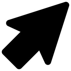 pointer icon, simple vector design