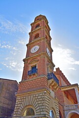 urban landscape of the city of Faenza in Emilia Romagna, Ravenna, Italy