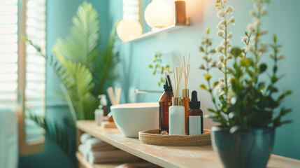 aromatherapy room in beauty salon