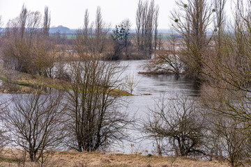 річка весною під час розливу