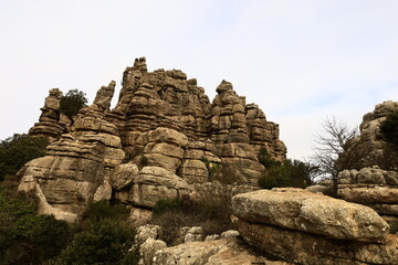 El Torcal de Antequera is a nature reserve in the Sierra del Torcal mountain range located south of the city of Antequera, in the province of Málaga