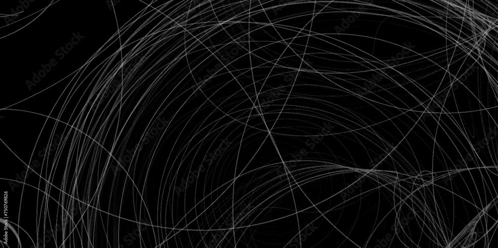 Poster fractal abstract gray and white shapes background. abstract line vector on white background for deco