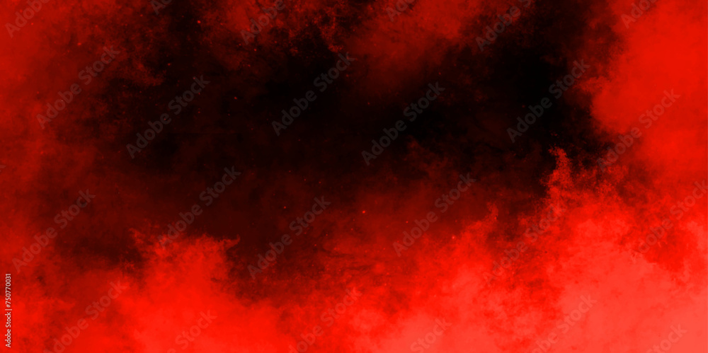 Poster red realistic fog or mist brush effect smoke vape texture overlays vector cloud. abstract smoke expl