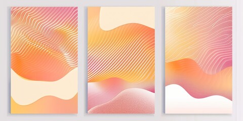 abstract colorful background with smooth lines abstraction Generative AI