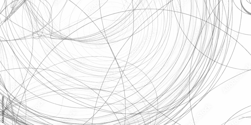 Poster fractal abstract gray and white shapes background. abstract line vector on white background for deco