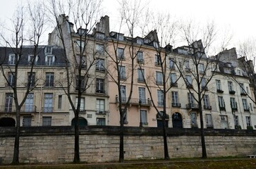 Paris, France 03.23.2017: old architecture in Paris