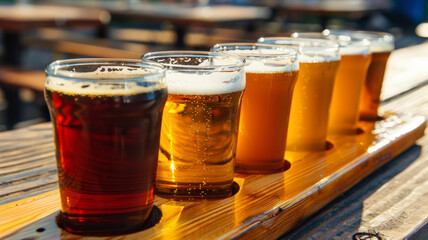 Craft Beer Delights, Discover Rich Aromas and Bubbly Heads - obrazy, fototapety, plakaty