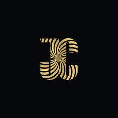 CJ or JC logo and icon design