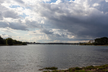 the river in the summer