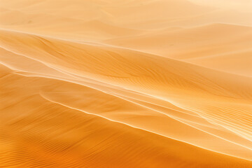 Fototapeta na wymiar Sand dunes in a desert. Surreal landscape. Background image. Created with Generative AI technology.