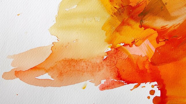 Abstract watercolor background with splashes