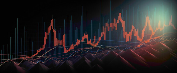 Upward climb in stock prices depicted by a steady line graph, highlighting lucrative investment avenues, captured in HD resolution for optimal viewing.