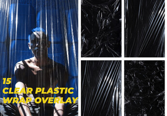 15 Clear Plastic Wrap Overlay Texture