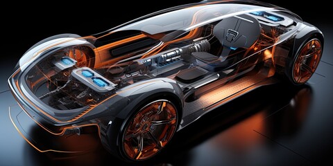 New age of automotive parts and panel design. automotive design and engineering.