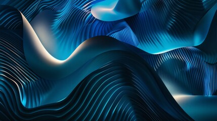 blue abstract background with dark lines, geometric shapes & patterns