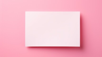 White Paper on Pink Background
