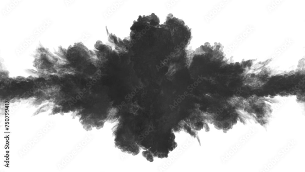 Wall mural realistic dry ice smoke clouds fog overlay perfect for compositing into your shots. simply drop it i