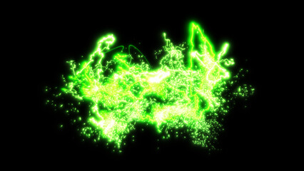 lightning thunder on background