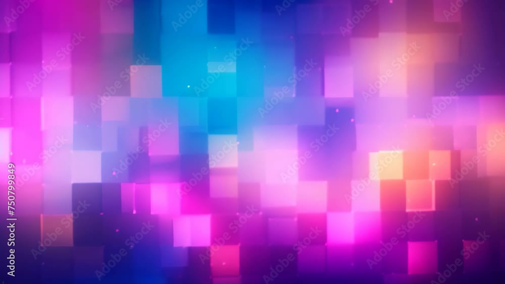 Poster abstract colorful background with squares and lights illustration for your design, abstract backgrou